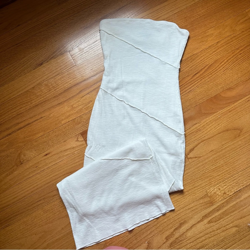 White Strapless Dress